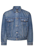 Saint Laurent Button-Up Long-Sleeved Denim Jacket