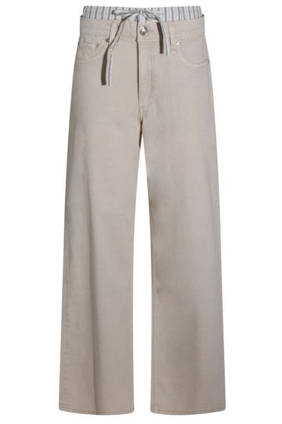 Rag & Bone Drawstring Waist Straight Jeans
