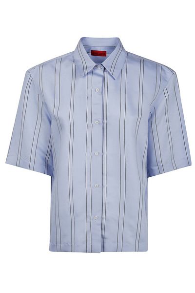 THE LATEST Short Sleeve Striped Shirt