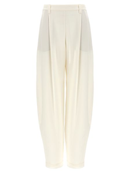 Brunello Cucinelli Monili Detailed Pleated Trousers