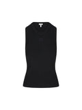 Loewe Anagram Embroidered Ribbed Top