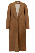 The Mannei Long Single-Breasted Coat
