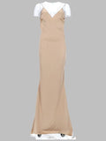 Tom Ford Open Back V-Neck Gown Dress