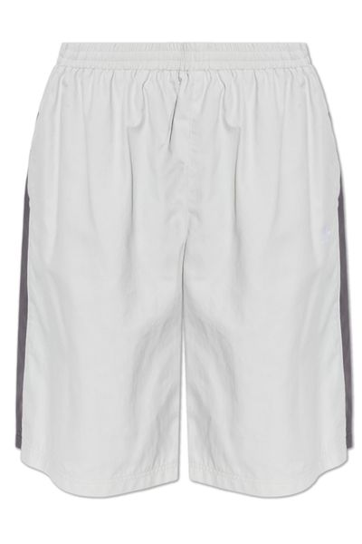 Balenciaga Logo Embroidered Shorts