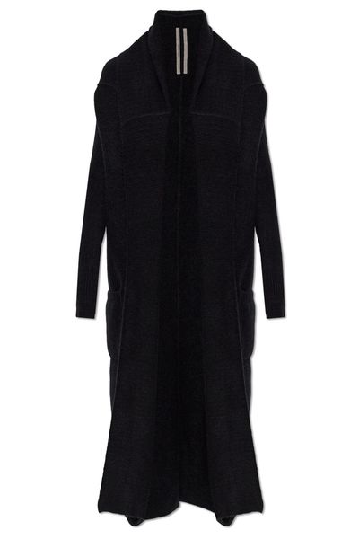 Rick Owens Long Open-Front Cardigan