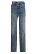 AMI Logo Patch Flared Fit Jeans