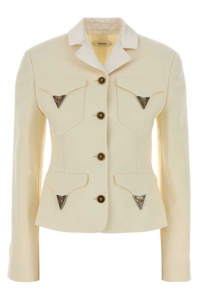 Versace Appliquéd Tailored Blazer