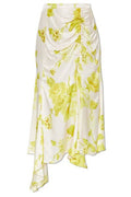Allsaints Kathy Ruched Asymmetric Skirt
