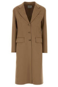 Miu Miu Single-Breasted Long Coat