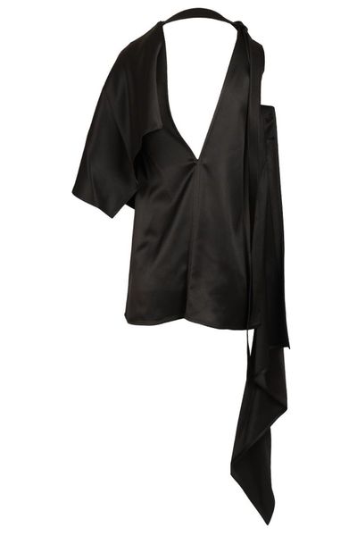 Bottega Veneta Draped Cape Detail Top