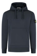 Stone Island Logo Patch Straight Hem Hoodie