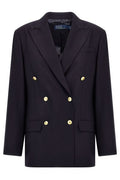 Polo Ralph Lauren Double-Breasted Crepe Blazer