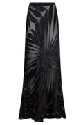 Roberto Cavalli Ray Devoré Print Skirt