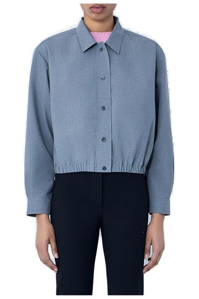 Jil Sander Poplin Cropped Shirt