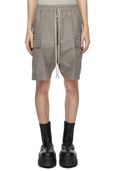 Rick Owens Zip Front Cargo Shorts