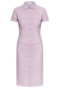 Versace Stretch Georgette Midi Dress