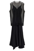 Allsaints Ava Sheer Layered Dress