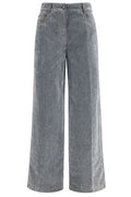 Forte Forte Flocked Wide-Leg Jeans