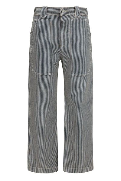Isabel Marant Étoile Ermina Striped Wide-Leg Pants