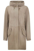 Moorer Antibes Hooded Zip Coat