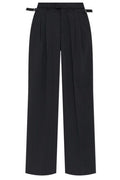 AMI Paris Pleated Wide Leg Trousers