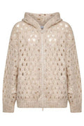 Brunello Cucinelli Zip-Up Hooded Cardigan