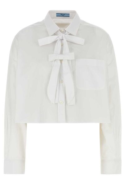 Prada Versace Long-Sleeved Button-Up Shirt
