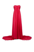 Roberto Cavalli Mirror Snake Strapless Maxi Dress