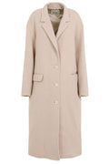 Isabel Marant Efezia Single-Breasted Straight Hem Coat