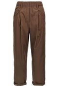 Brunello Cucinelli Embellished Lightweight Poplin Five-Pocket Track Trousers