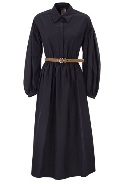 Max Mara Studio Mstmarmo Belted Shirt Dress