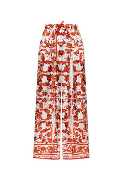 Dolce & Gabbana Majolica Printed Pants