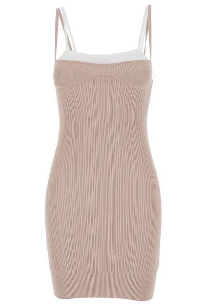 Diesel Ribbed Knit M-Zandra Mini Dress
