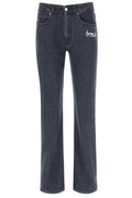 Stella McCartney Logo Printed Straight Leg Jeans