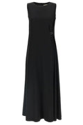 Herno Draped Sleeveless Maxi Dress