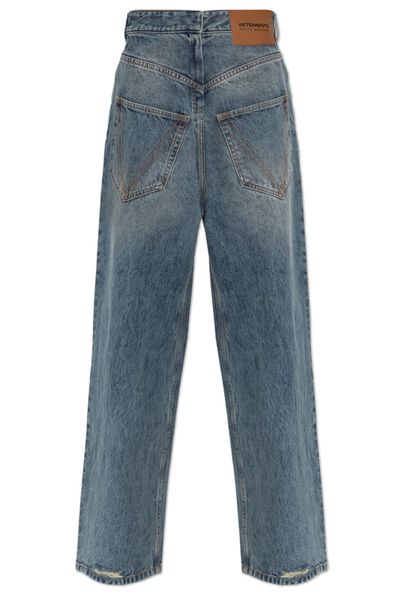 Vetements Vintage Effect Straight-Leg Jeans