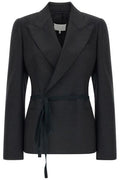 Maison Margiela Belted Wrap Blazer