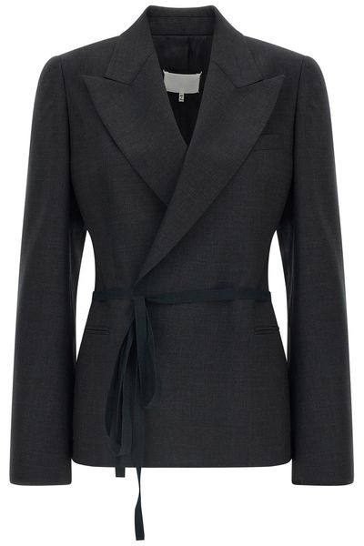 Maison Margiela Belted Wrap Blazer
