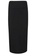 Max Mara Mxsolivi Back Slit Midi Skirt