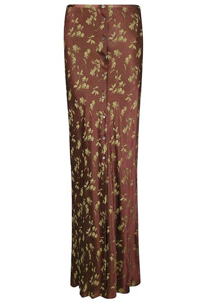 Dries Van Noten Serylo Patterned Midi Skirt