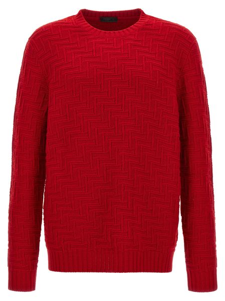 Prada Crewneck Knitted Sweater