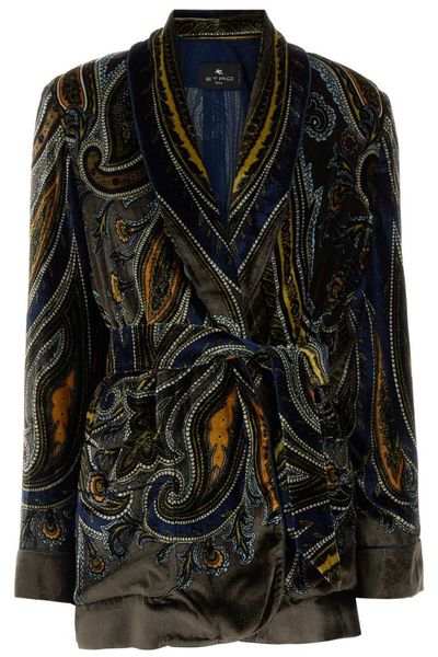 Etro Paisley Belted Jacket