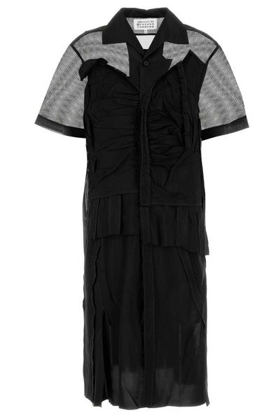 Maison Margiela Layered Sheer Midi Dress