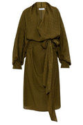 Ferragamo Monogram Motif Layered Midi Dress