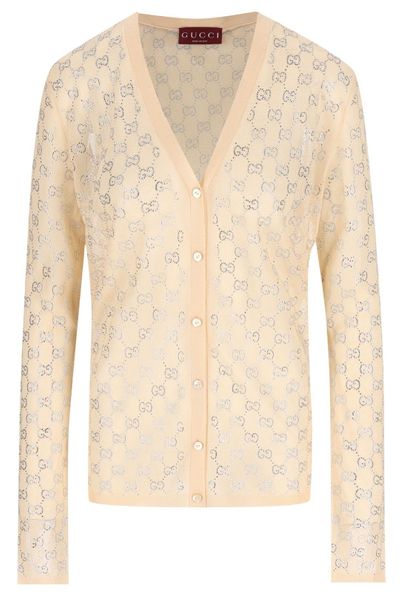 Gucci GG Embellished Cardigan