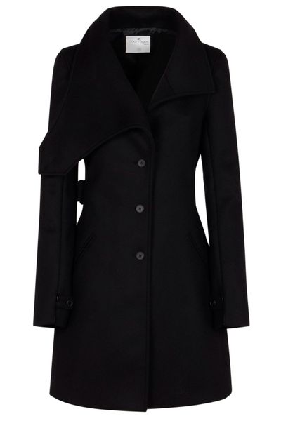 Courrèges Asymmetrical Belt Coat