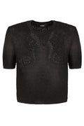 Amiri Crochet Floral T-Shirt
