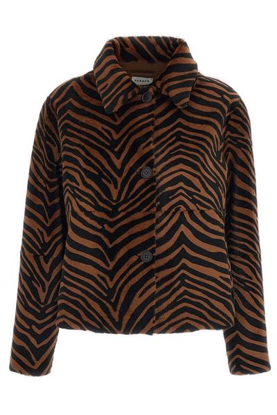 P.A.R.O.S.H. Leopard Printed Coat