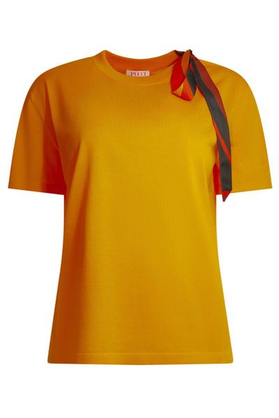 PUCCI Ribbon Detail Crew Neck T-Shirt