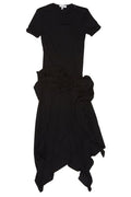 Alaïa Belted Jersey Dress